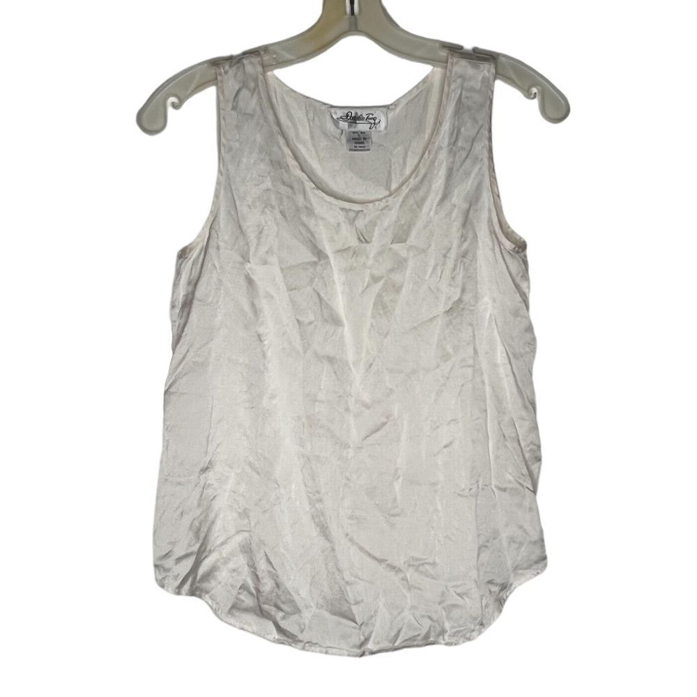 Vintage Angela Tong Silk Tank Top